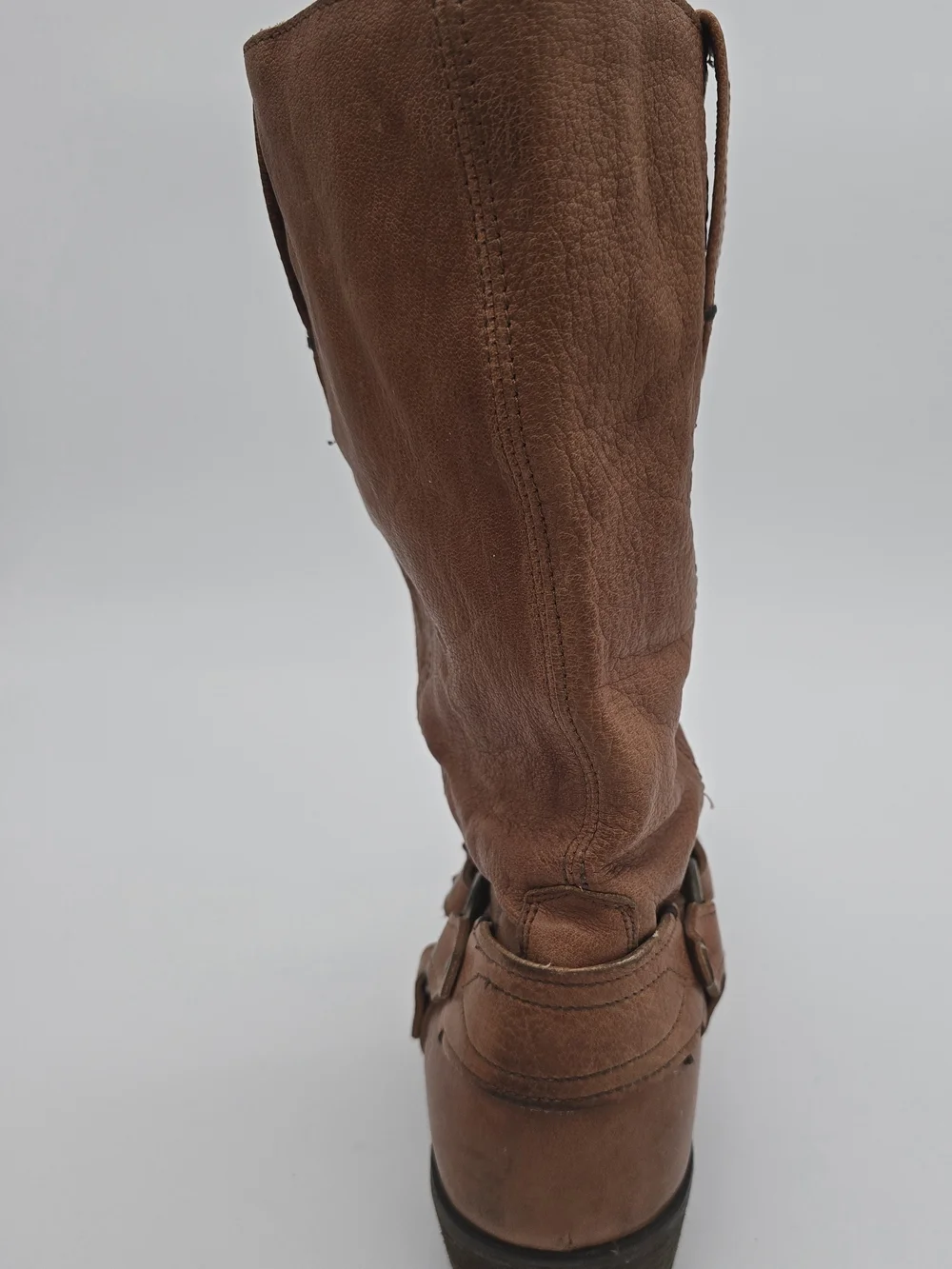 Mens Frye Carson Harness Boots 9.5 D Brown